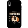 Furry Potato Cavies Custodia per iPhone XR Anatomia di una patata pelosa divertente amante della cavia