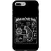 JustForCatLovers Custodia per iPhone 7 Plus/8 Plus Ciò che i gatti pensano davvero divertente