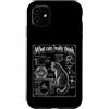 JustForCatLovers Custodia per iPhone 11 Ciò che i gatti pensano davvero divertente