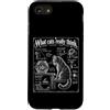 JustForCatLovers Custodia per iPhone SE (2020) / 7/8 Ciò che i gatti pensano davvero divertente