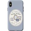 Thrift Store Findin Custodia per iPhone X/XS Mi piacciono lunghe passeggiate attraverso negozi dell'usato divertente