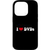 Vintage 70s I Love DVDs Custodia per iPhone 14 Pro Vintage 70s I Heart DVD