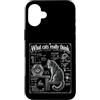 JustForCatLovers Custodia per iPhone 16 Plus Ciò che i gatti pensano davvero divertente