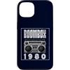 Retro Boombox 70s 80s Music DJ Cassette Custodia per iPhone 13 Boombox - Lettore CD con audiocassetta, radio AM FM 1980