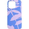 generic Custodia per iPhone 15 Pro Max Grafica floreale botanica blu lavanda