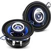 Pyle Stereo Casse Auto 2-Vie Universali, 120 Watt, Altoparlanti Coassiali 8.9 Centimetri, Montaggio Rapido OEM, Compatibili per Porte/Pannelli Laterali Veicoli