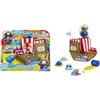 MGA Entertainment DohKins Pirate Ship Playset & Pirate - L'Impasto non si Asciuga Mai, senza Glutine, per Collezionisti e Bambini - Età 3 anni+