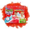 ZIMPLI - Gelli Play - Trasforma magicamente l'acqua in una densa e colorata gelatina, riempitivi per sacchetti regalo, colore casuale rosso o verde, premi per bambini (Confezione da 5)