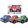 Dickie Toys ABC City Runner (27 cm), auto giocattolo per bambini a partire da 1 anno, ruota libera, 4 vassoi assortiti, BMW XM e Ford Raptor F-150, veicoli robusti per bambini, scelta casuale 1 su 4