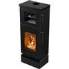 THERMOROSSI STUFA A LEGNA ZEN EVO6 O CON FORNO 7,7 KW - THERMOROSSI - W6ZENO