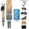 FIZAN Compact MS Bastoncini+Scaldacollo Blu 48 CM Trekking