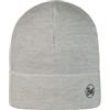 BUFF Berretto Lana Merino Leggera Tinta Unita Grigio Unisex