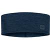 BUFF Fascia Larga Merino Tinta Unita Blu Unisex