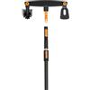 Fiskars OneClick Pulitore per Grondaie e Manico Telescopico L, 1080718 | Set Completo per Grondaie, Facile da Assemblare, Regolabile da 2,20 m a 4 m, Pulizia Sicura, Angolazione Regolabile