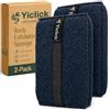 Yiclick Scrub esfoliante per il corpo ed esfoliante per la doccia, scrub per il corpo da uomo e spugna da donna, panno esfoliante con manico, luffa per la rimozione della pelle morta da uomo