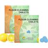 Generic 12 tablet per la pulizia del pavimento, soluzione per la pulizia del pavimento al limone, soluzione per la pulizia del pavimento Dissolvable Floor Cleaning Mop, Wet Dry Vacuum, Hardwood, Tile