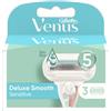 Gillette Venus Venus Deluxe Smooth Sensitive Blades, confezione da 3