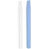 QUARKZMAN 2 Pezzi Pietra Pomice Lima Per Unghie Rimuovi Cuticole Bianco Blu | Bastone Levigante Per Unghie In Pietra Pomice, Spingi Cuticole, Professionale, Lima Buffer Per Unghie In Pietra