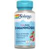 Solaray D-Mannosio 1000mg Mirtillo Rosso e Vitamina C, 60 Capsule Vegane | Formula Brevettata CranActin®, Supporto all'Equilibrio Naturale per le Donne, Testato in Laboratorio