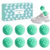 SCENTORINI Deodorante per scarpe, palline deodoranti per scarpe sportive | 8 palline deodoranti profumate in cotone, per borse sportive, borse scolastiche, armadietti, per eliminare gli odori