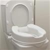 OrtoPrime Rialzo WC senza coperchio, altezza 10 cm, sedile per WC ortopedico con chiusure laterali di sicurezza, fissaggio universale adattabile, peso supportato 190 kg