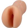 Doc Johnson Palm Pal Twink ULTRASKYN Stroker - Vaniglia - Design realistico del culo con interni stretti e testurizzati, compatto e adatto ai viaggi Doc Johnson