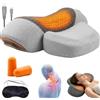 Zoefun Elitary Reset - Cuscino massaggiante cervicale, Massaggiatore Cervicale | 4 Zone Vibranti, Angolo Fisioterapico 26 Gradi,Supporto Rilassante Per Collo E Spalle Con Massaggio A Vibrazione