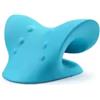 Aran Natural-lab Estensore Cervicale Ergonomico, Cuscino Trazione Collo per Decompressione e Allineamento Vertebrale, Blu