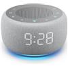Buffbee Sveglia con macchina audio per camera da letto, 2 in 1 White Noise Machine per dormire, svegliarsi delicatamente con suoni di allarme silenziosi, luce notturna suggestiva, alimentazione a rete