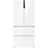 Aspes Frigorifero French Door in vetro bianco, 4 ante, AFF18800ENFIDB, capacità 510 litri, No Frost, Inverter, 38 dB, porta French Door, apertura a mano, classe energetica E