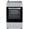 Aspes Cucina a gas butano 4 zone di cottura, forno 43 l, acciaio inox, AKG4501X. Controllo manuale, 2 programmi di cottura, vetro su porta a doppio strato, coperchio ribaltabile