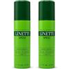 Linetti Brillantina Spray Profumata alla Lavanda 75 ml, Styling Capelli Uomo Effetto Brillante, Look Classico Vintage e Retrò, Made in Italy (Confezione da 2)