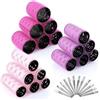 Cozary Bigoudis Cheveux 31PCS - Set Rouleaux Aluminium per Riccioli | Set bigoudis in alluminio, 3 diametri (40/30/20 mm), 6,5 cm, leggero, con pochette porta-bigoudi. Per ricci perfetti ovunque.