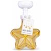 Accentra dispenser sapone mani STAR a stella con pompa a schiuma White Tea | Flacone decorativo crema e oro, dosatore effetto mousse, pensato per lavabo, toilette ospiti e atmosfera natalizia domestica
