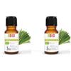 Laborbio Lemongrass Bio Olio essenziale 100% Puro 10 ml - Uso interno Terapeutico Alimentare Diffusori Aromaterapia Cosmetica Cucina - Laborbio (Confezione da 2)