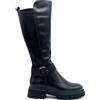 Keys Stivale elasticizzato con platform in pelle colore Nero K-10211 Raffa (nero, Sistema Taglie Calzature EU, Adulto, Donna, Numero, Media, 41)