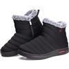 Mufanton Stivali da Neve Donna Invernali Scarpe da Camminata Foderati in Pelliccia Casual Outdoor Scarpe Calde Antiscivolo Stivali