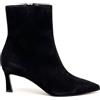 Steve Madden Stivaletto LULAH - Black Suede | Tacco a Spillo, Punta Affusolata, Chiusura con Zip, Colore Nero, Stile Moderno