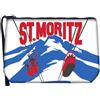 Saint Barth Pochette Aline St Moritz Postcard, Bianco