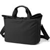 zhongningyifeng Borsa a tracolla da uomo per computer portatile da 14 pollici in nylon impermeabile Business Casual nero borsa a tracolla per lavoro scuola viaggi, Nero , L