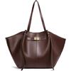 Dujuanus Borsa Tote in Pelle da Donna, Tote Bag, Grande, Borsa a Spalla Capiente con Tracolla Rimovibile, per Università, Lavoro, Scuola, Shopping, Viaggi e Ufficio