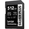 Lexar 512GB SDXC Professional SILVER Plus 1066x UHS-I/U3/A2/4K R205/W150 (V30)