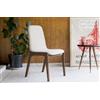 PIB Sedia in tessuto beige Estella