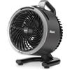Shark FlexBreeze HydroGo, Ventilatore da Tavolo Portatile, 12 H, Antracite | con Nebulizzatore, Compatto, Silenzioso, con e Senza Fili, Durevole, Interni/Esterni, R. 20m, 5 Velocità, FA050EU