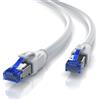 Primewire Cavo patch Primewire CAT 8 con guaina in cotone - Cavo LAN Gigabit Ethernet - 40 Gbit/s - schermatura S/FTP PIMF - cavo di rete - 25 m
