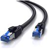 Primewire Cavo patch Primewire CAT 8 con guaina in cotone - Cavo LAN Gigabit Ethernet - 40 Gbit/s - schermatura S/FTP PIMF - cavo di rete - 25 m