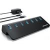 Primewire Hub Primewire USB 3.2 Gen2, distributore attivo a 7 porte con alimentazione, 10 Gbit/s