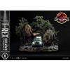 Prime 1 Studio Jurassic World: Il mondo perduto Statua 1/15 T-Rex Attacco alla scogliera 53 cm