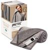 Imetec CaldoPlaid Adapto Plus Mélange 150x100 cm, Plaid riscaldabile, Morbida Coperta elettrica, Tecnologia Adapto Plus, Sistema Sicurezza ElectroBlock, Caldo Subito, 6 Temperature, Bassi Consumi, Lavabile