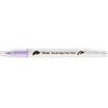 Pentel Brush Sign Pen Twin SESW30C - Pennarello in fibra, 2 punte simili a pennello, eliotropico, 1 pezzo